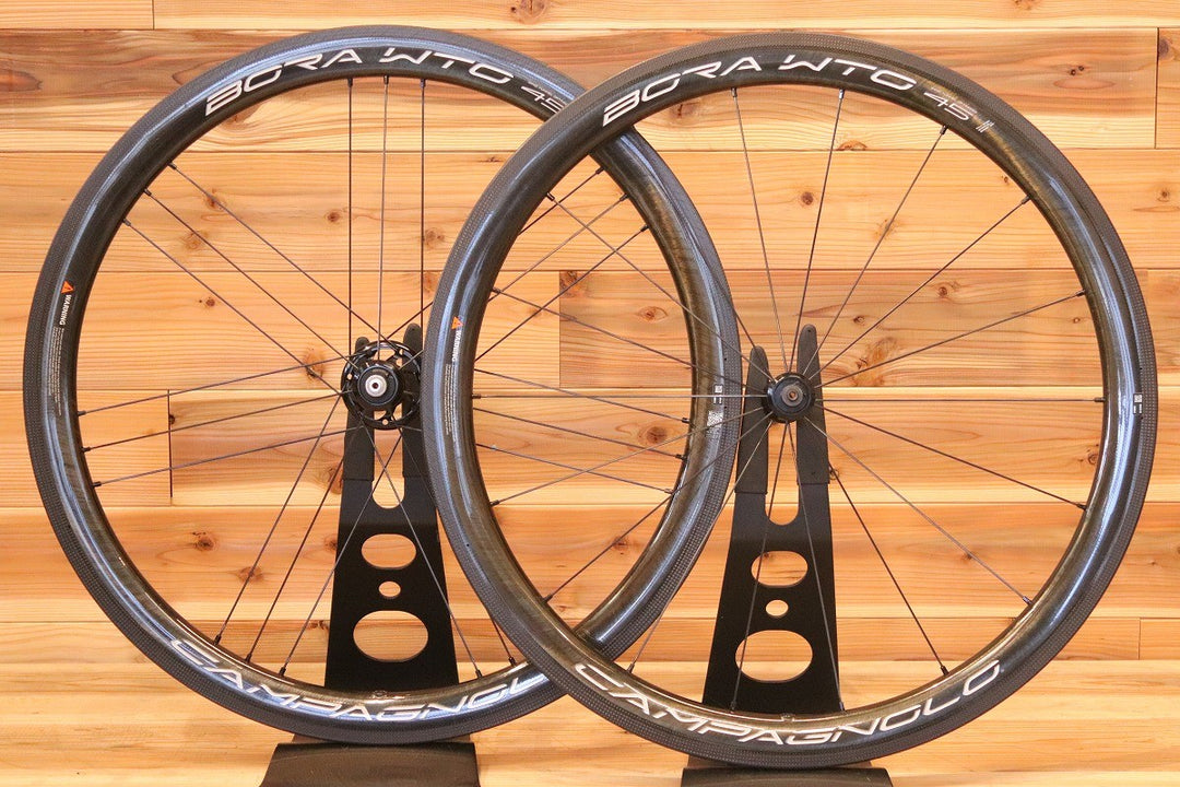 カンパニョーロ CAMPAGNOLO ボーラ BORA WTO 45 RIM AC3 シマノ 11S/12S 19C カーボン チューブレス ホイールセット 【広島店】