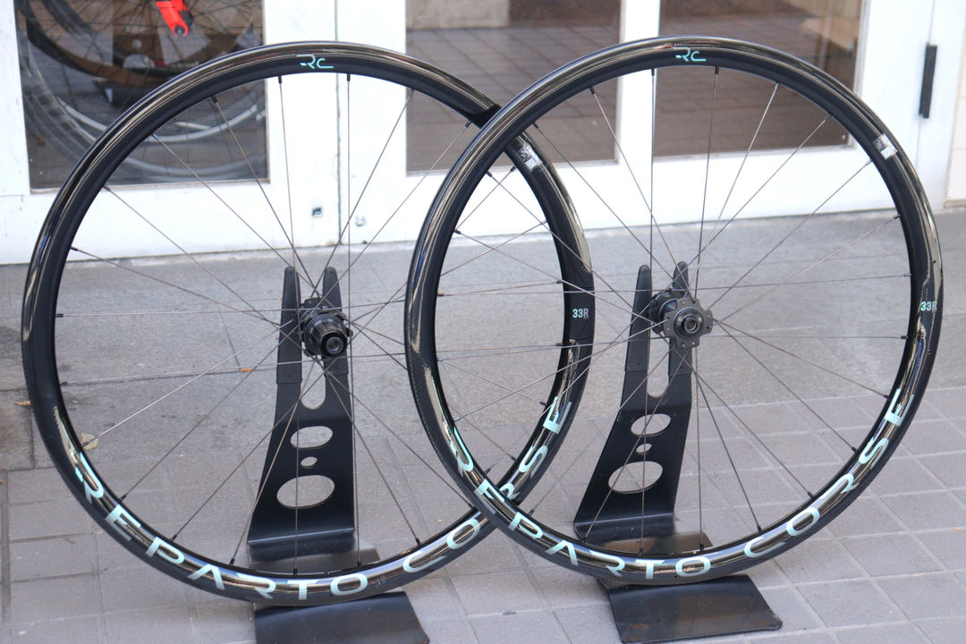 ビアンキ BIANCHI レパルトコルサ REPARTO CORSE 33R CERAMITECH カーボン チューブレスレディ ホイールセット シマノ 11S/12S【横浜店】