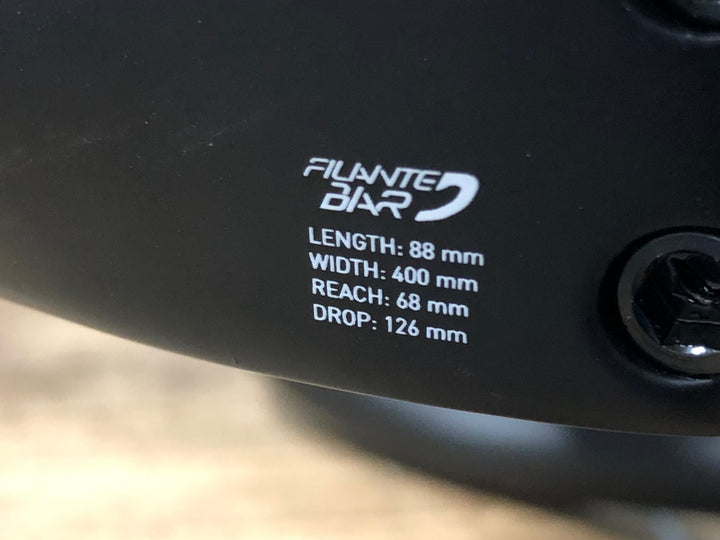 KH197 ウィリエール Wilier Triestina CM93-HB カーボン ドロップハンドル エンドC-C400mm 90mm