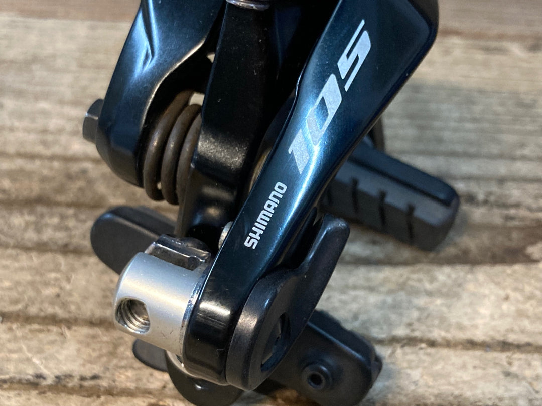 JP412 シマノ SHIMANO 105 BR-R7000 キャリパーブレーキ 前後セット 黒