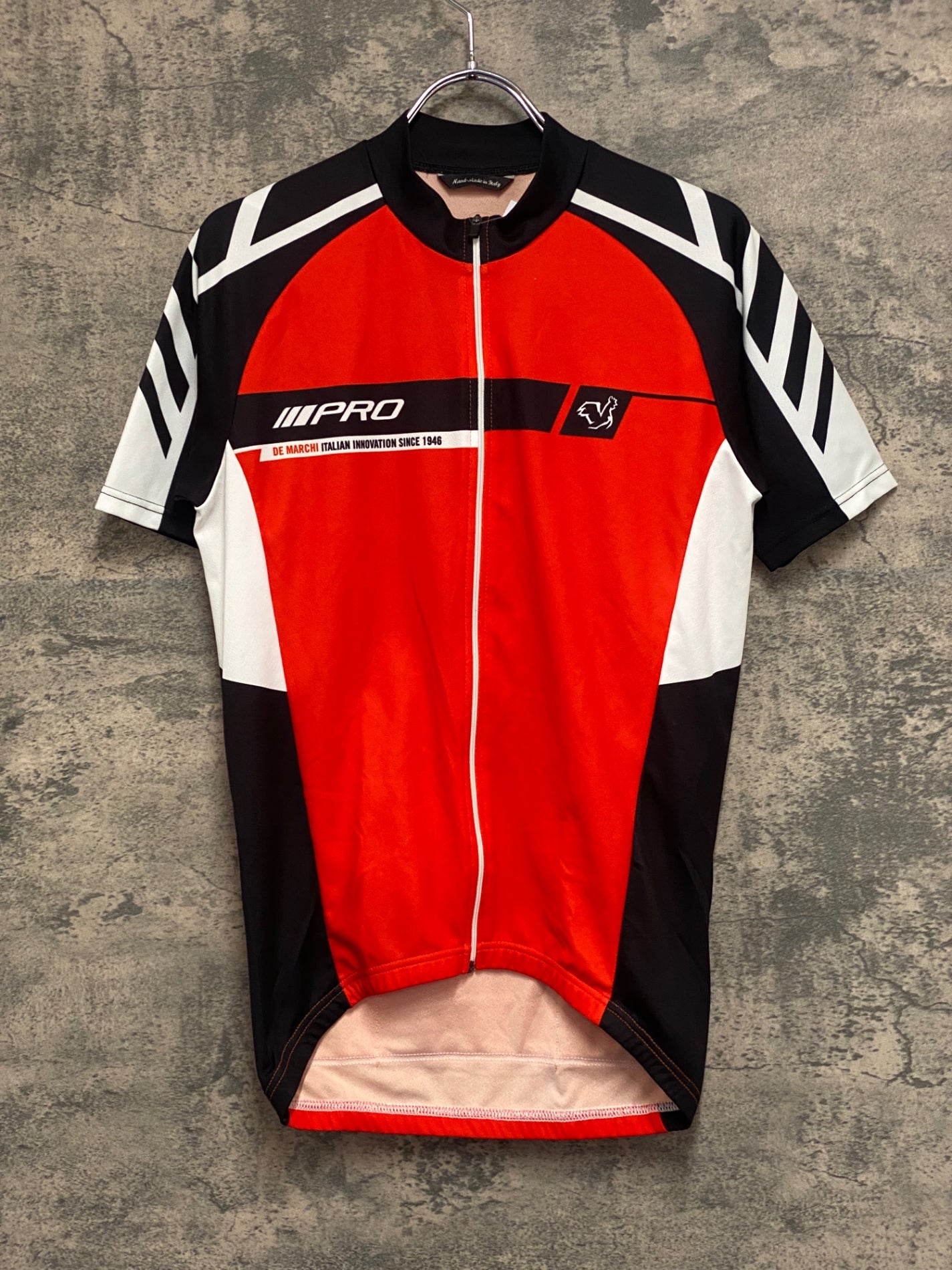 デマルキ demarchi 半袖 サイクルジャージ M 赤