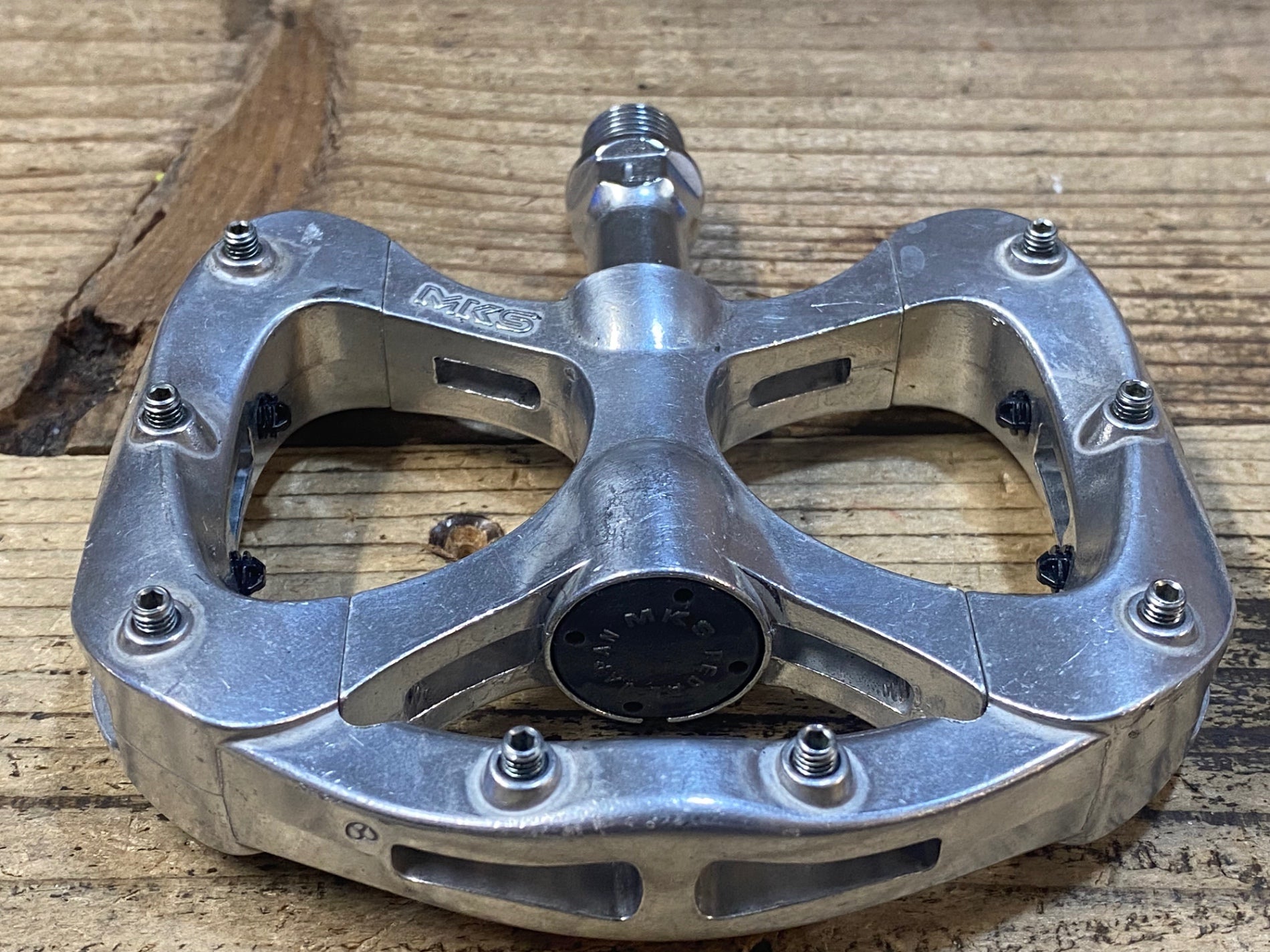 JU469 三ヶ島 MKS Pretzel フラットペダル シルバー – BICI AMORE