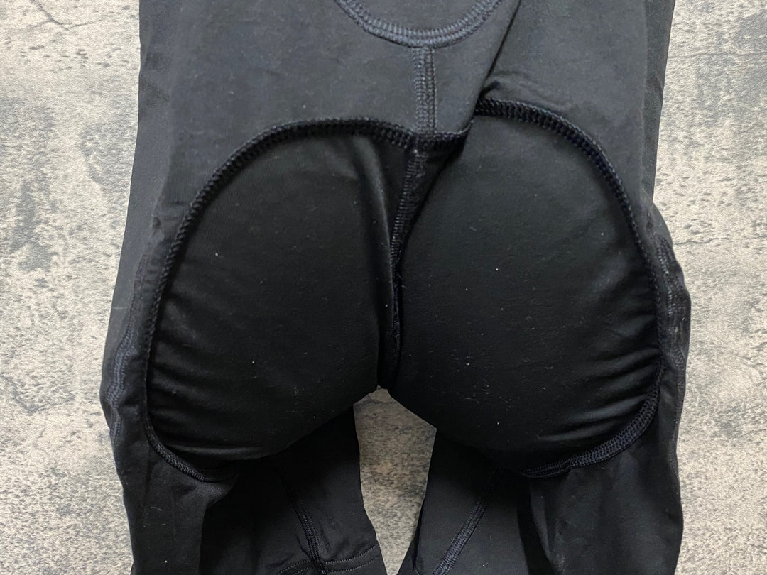 JS653 ラファ Rapha ビブショーツ 黒 黄色 M