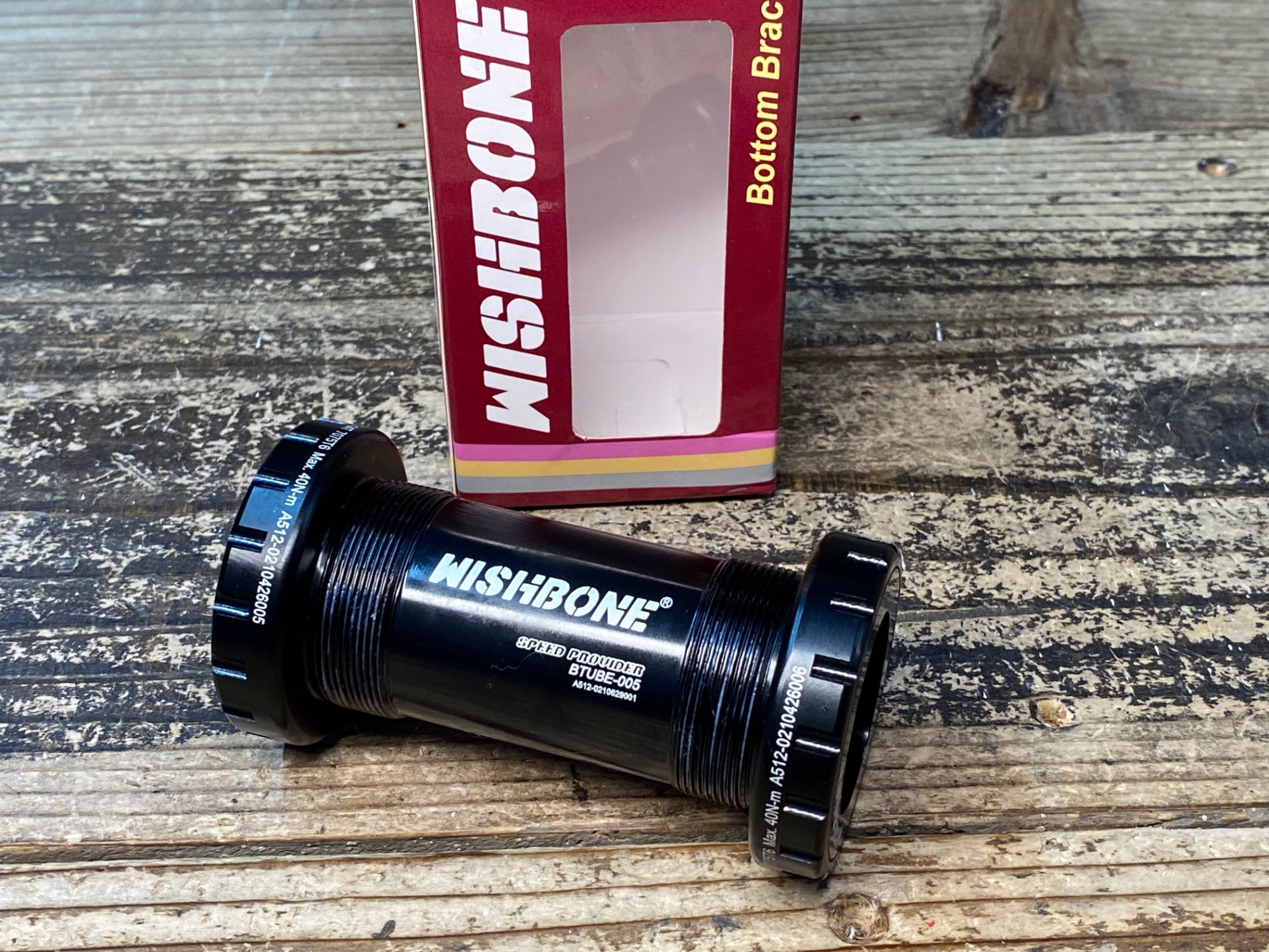 WISHBONE ボトムブラケット BTUBE-002 WISHBONE | BOTTOM BRACKET | BSA | BSA68M-DUB