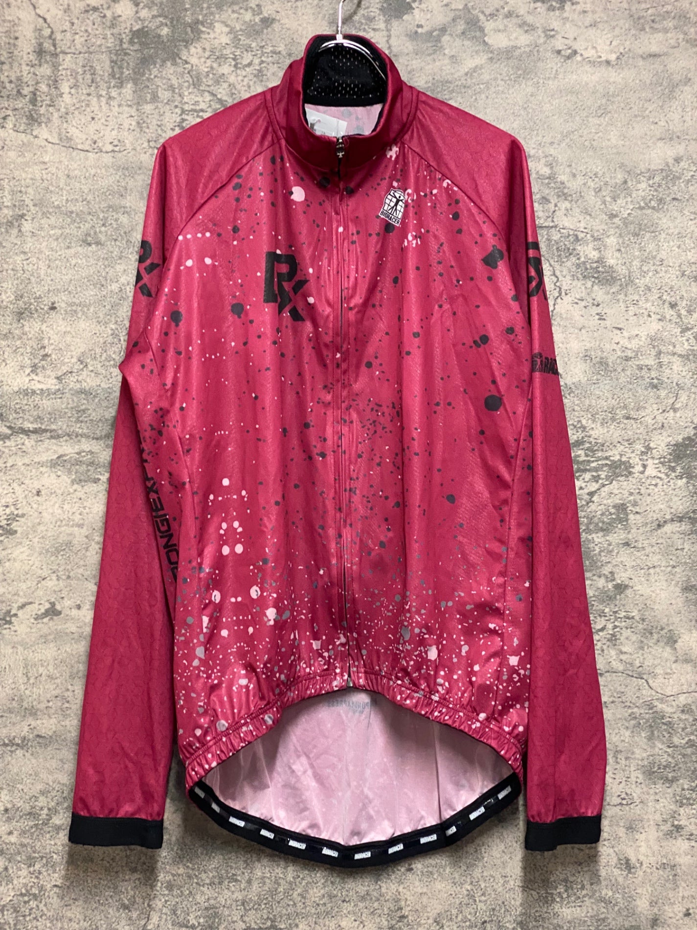 JO500 ビオレーサー BIORACER 長袖 ウィンドブレーカー ピンク 5/XL