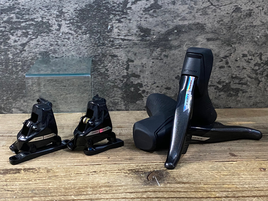KG873 スラム SRAM フォース FORCE D2 レバーキャリパーブレーキ 前後セット バンドサビ