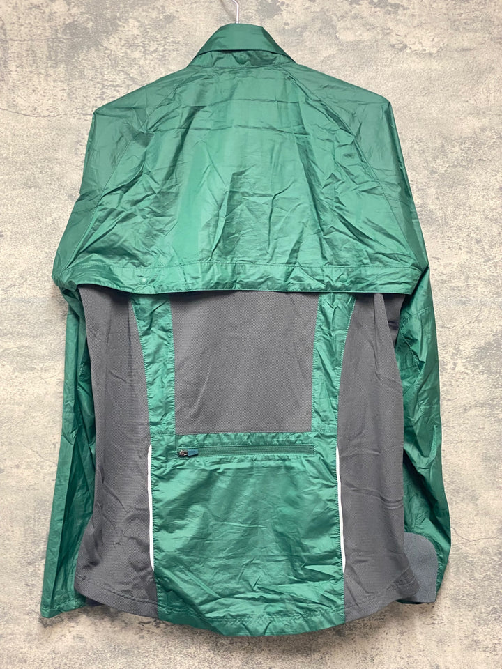 KH250 ルコックスポルティフ le coq sportif 長袖 ウィンドブレーカー 緑 M