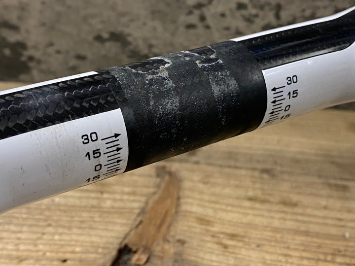 JH437 タイム TIME ERGO DRIVE RTM カーボン ドロップハンドル エンドC-C420mm Φ31.8 白