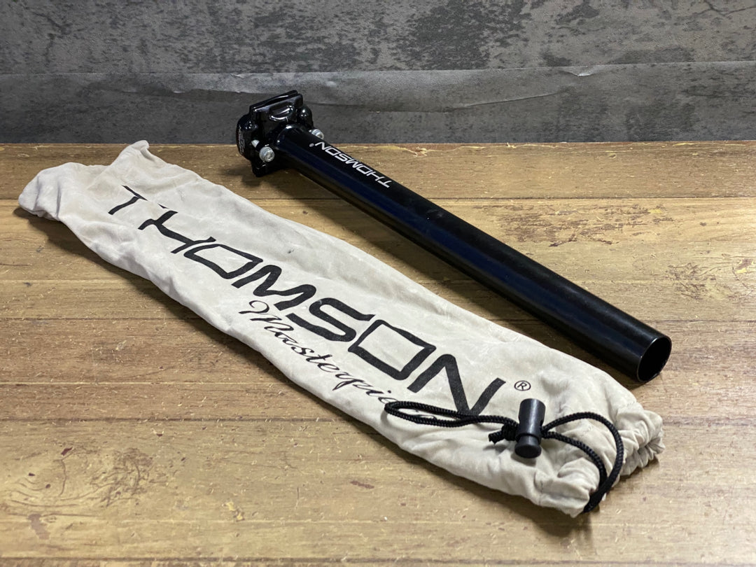 KH016 トムソン THOMSON MASTERPIECE アルミ シートポスト 黒 330mm Φ27.2