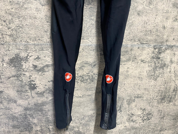 KE153 カステリ CASTELLI ロッソコルサ ROSSO CORSA ビブタイツ 黒 XL