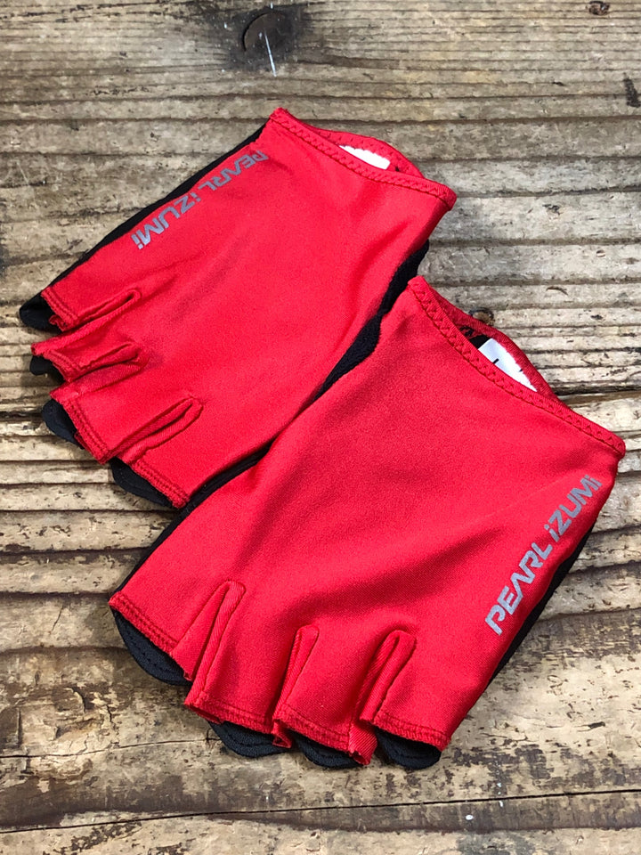 KA084 パールイズミ PEARL iZUMi 指切 グローブ 赤 L
