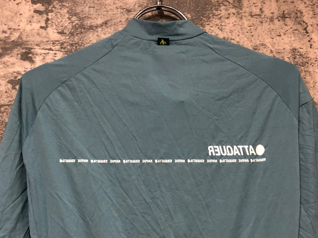 JV763 アタッカー ATTAQUER INTRA JERSEY 半袖 サイクルジャージ 水色 XL