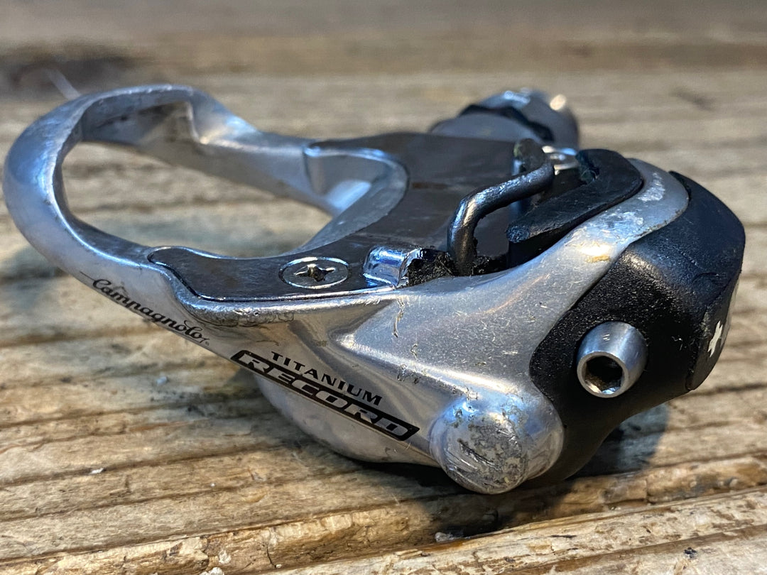 JU014 カンパニョーロ Campagnolo レコード Record TITANIUM PRO FIT PLUS ビンディングペダル