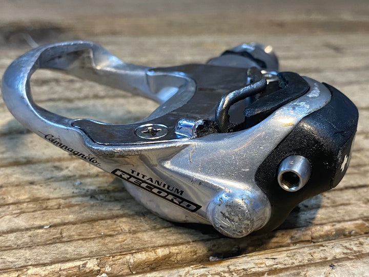 JU014 カンパニョーロ Campagnolo レコード Record TITANIUM PRO FIT PLUS ビンディングペダル