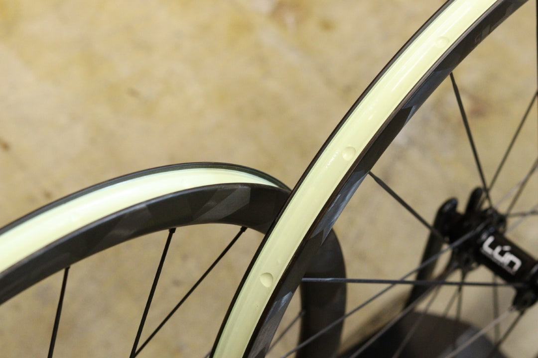 ウィンスペース WINSPACE ルンハイパー LUN HYPER D33 カーボン クリンチャー チューブレスレディ ホイールセット シマノ12S/11S 【立川店】