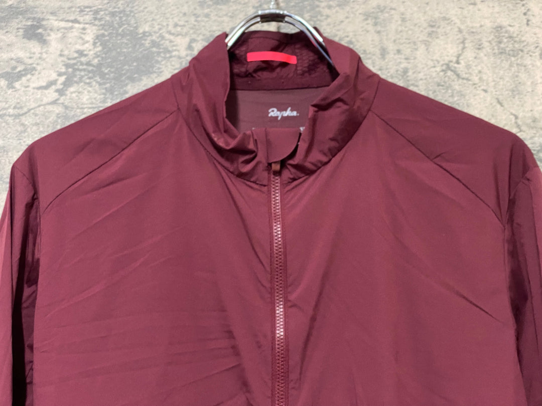 KM920 ラファ Rapha PRO TEAM LIGHTWEIGHT WIND JACKET 長袖 ウィンドブレーカー 赤 L