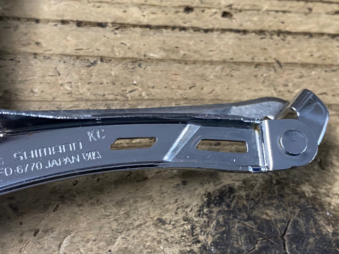JU849 シマノ SHIMANO アルテグラ ULTEGRA FD-6770 フロントディレイラー Di2　※接続確認済