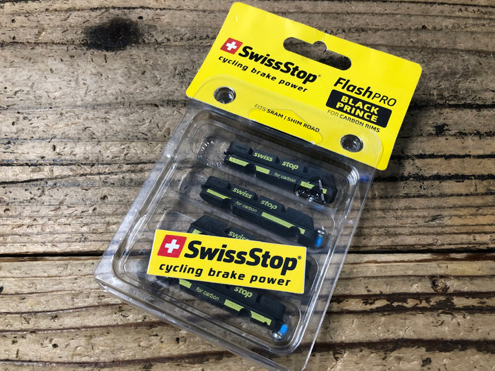 KG879 スイスストップ SwissStop Flash EVO BLACK PRINCE FOR CARBON RIMS ブレーキパッド SRAM SHIMANO用