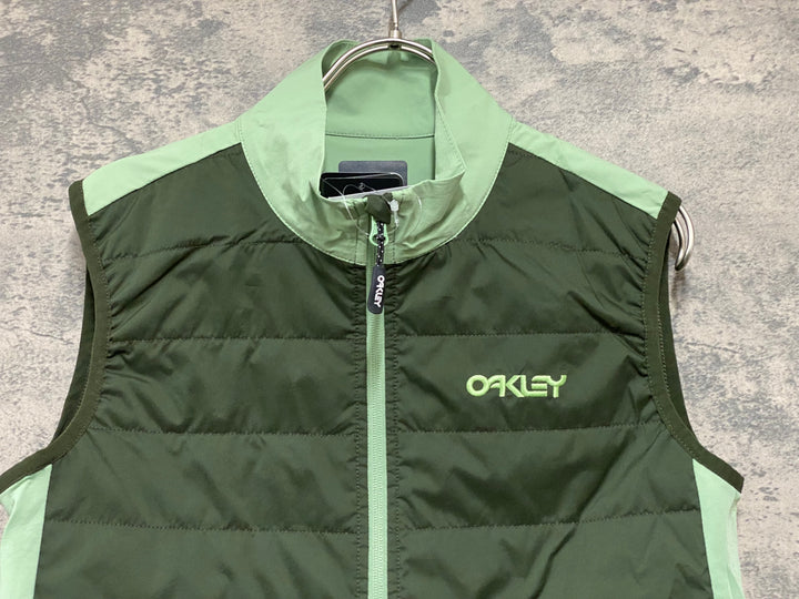 JY856 オークリー OAKLEY ELEMENTS INSULATED VEST ジレ サイクルベスト 緑 M