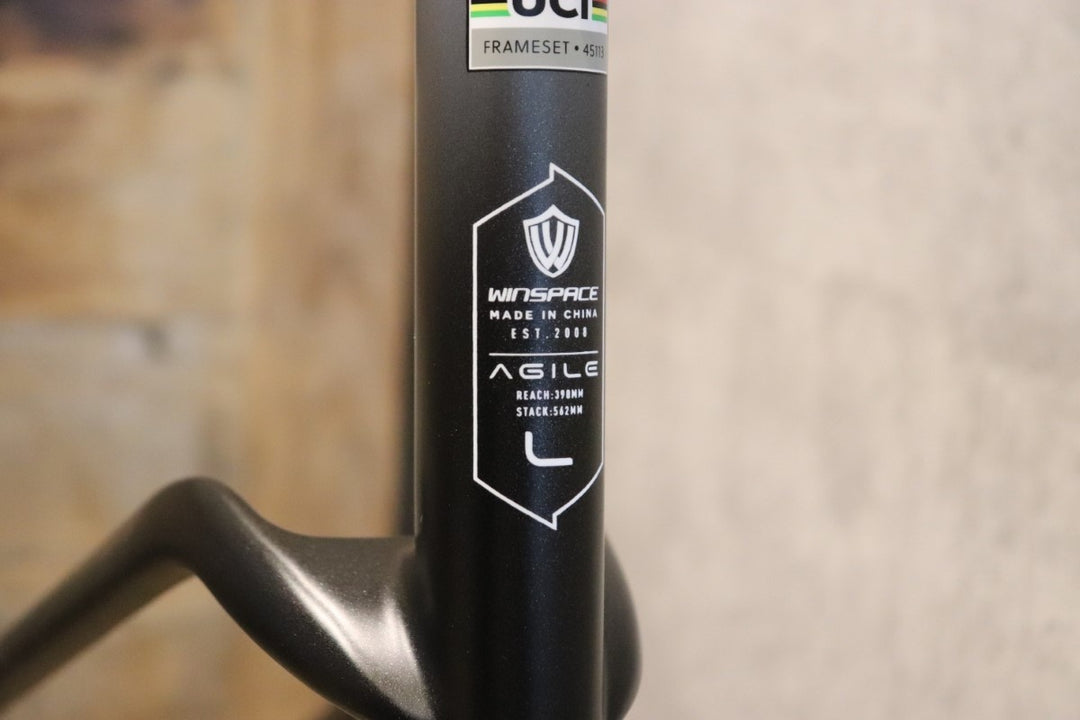 ウィンスペース WINSPACE アジャイル AGILE Lサイズ カーボン ロードバイク フレームセット 【さいたま浦和店】