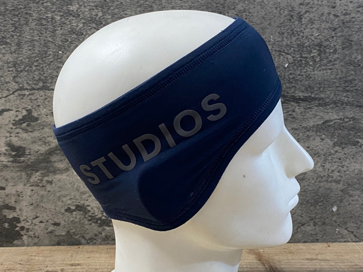 KA609 パスノーマルスタジオ PAS NORMAL STUDIOS ヘッドバンド ネイビー 裏起毛