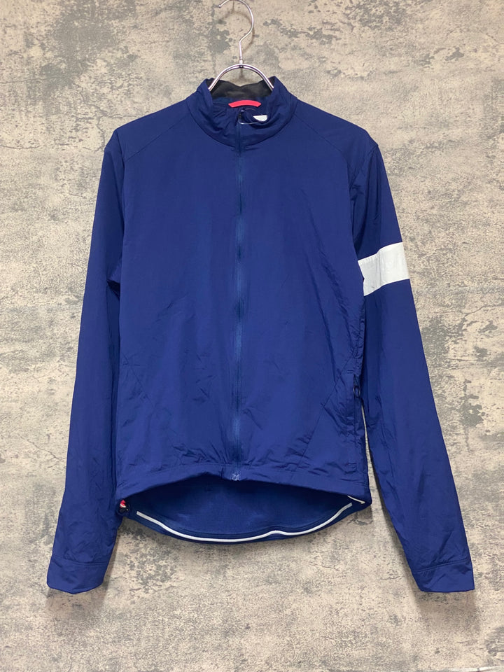 KR634 ラファ Rapha WINTER WINDBLOCK JERSEY 長袖 サイクルジャージ 紺 M