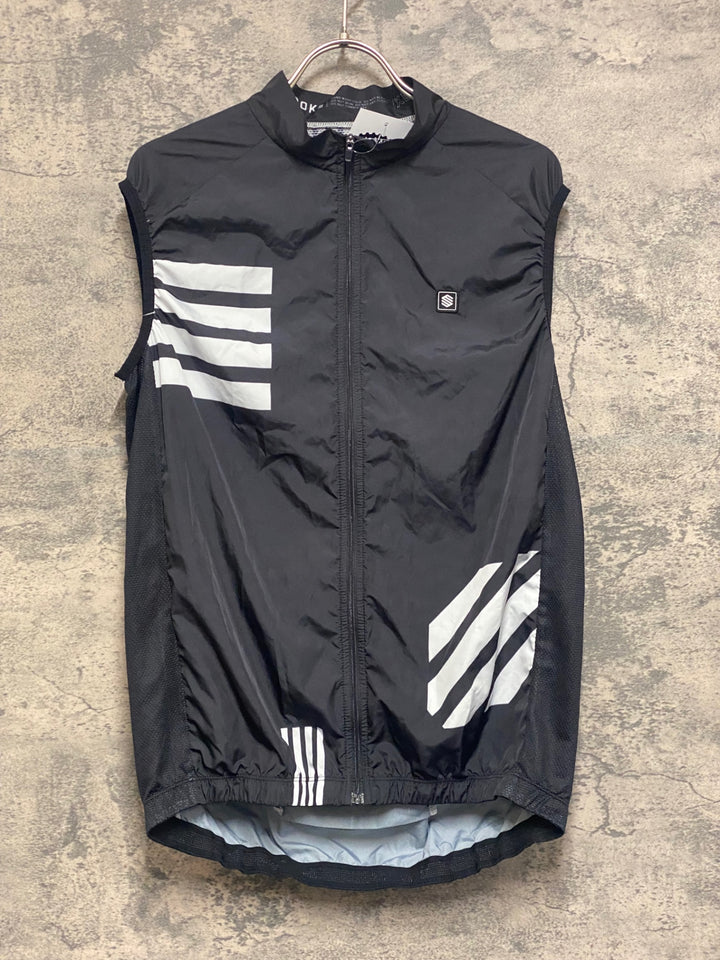 JN967 シロコ SIROKO ジレ サイクルベスト 黒 XL