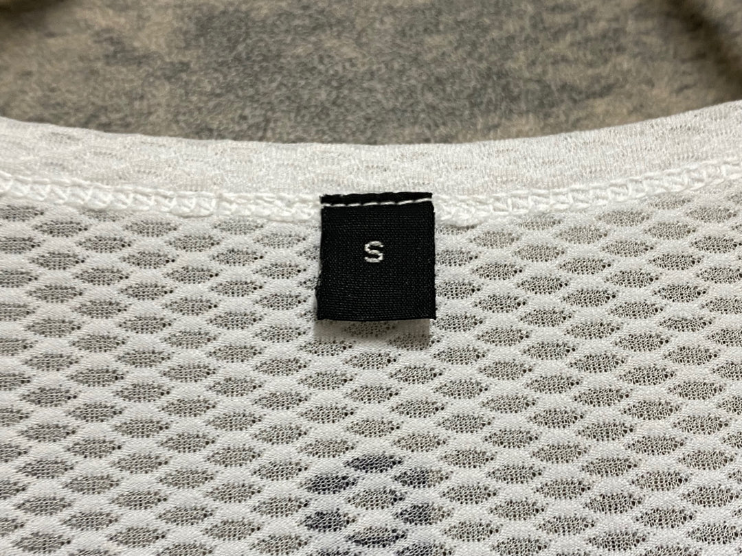 KM709 パスノーマルスタジオ PAS NORMAL STUDIOS SLEEVELESS BASELAYER ノースリーブ ベースレイヤー 白 S メッシュ