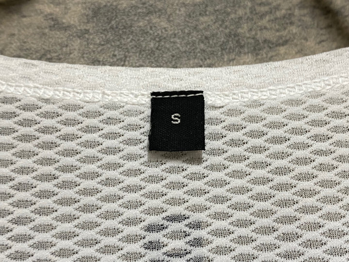 KM709 パスノーマルスタジオ PAS NORMAL STUDIOS SLEEVELESS BASELAYER ノースリーブ ベースレイヤー 白 S メッシュ