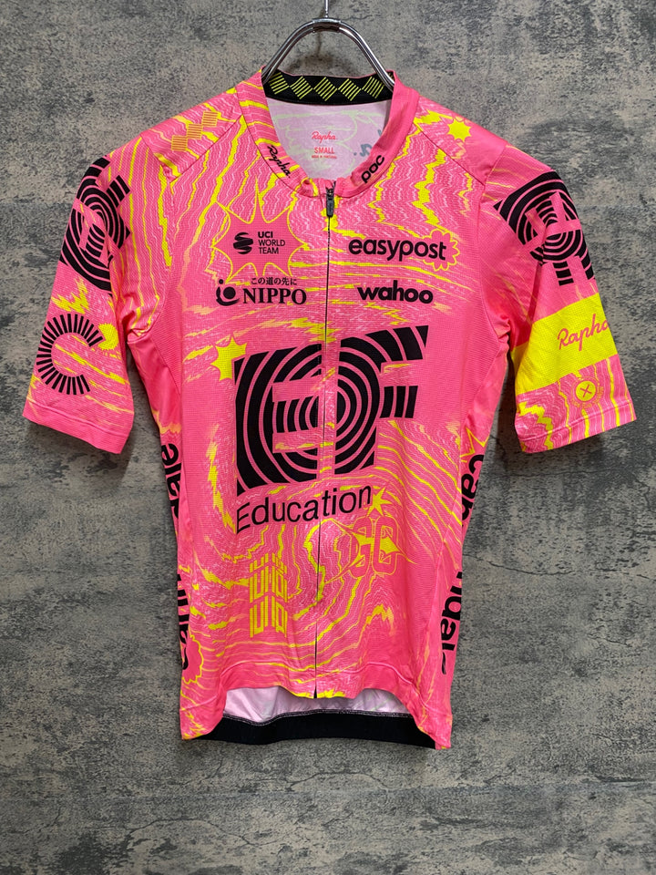 JM436 ラファ Rapha EF EDUCATION-EASYPOST MEN'S PRO TEAM JERSEY 半袖 サイクルジャージ ピンク S