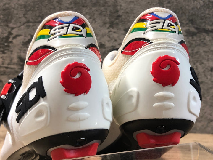 JQ952 シディ SIDI GENIUS 5 PRO ビンディングシューズ 3穴 白 EU45