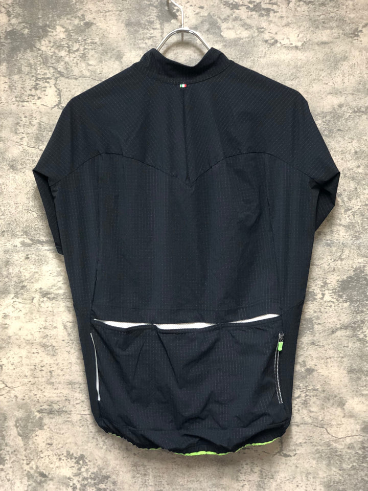 KP579 Q36.5 半袖 サイクルジャージ 黒 M