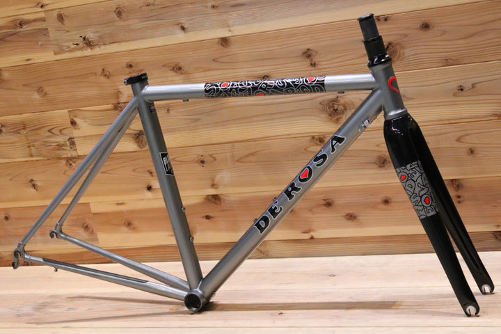 デローザ DE ROSA コルム コラム CORUM SLOPE RIM 2017モデル 44サイズ スチール ロードバイク フレームセット 【広島店】