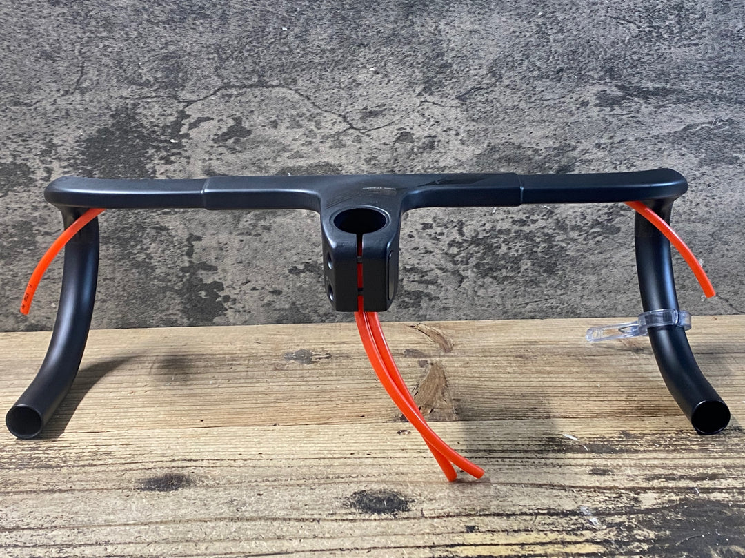 KA016 フォルツァ FORZA CIRRUS PRO 一体型 カーボン ドロップハンドル ブラケット/エンドC-C400/420mm ステム長100mm