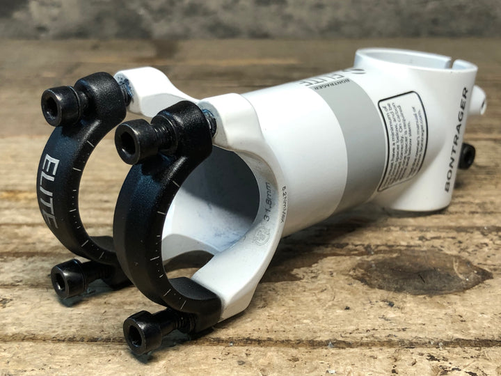 JQ713 ボントレガー BONTRAGER ELITE BLENDR STEM アルミステム 白 Φ31.8 90mm