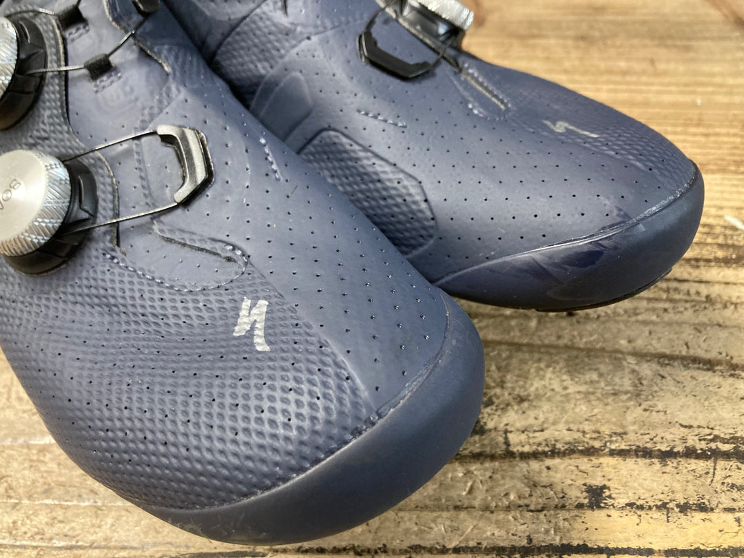 KG017 スペシャライズド SPECIALIZED S-WORKS TORCH ビンディングシューズ EU41 SPD-SL 紺