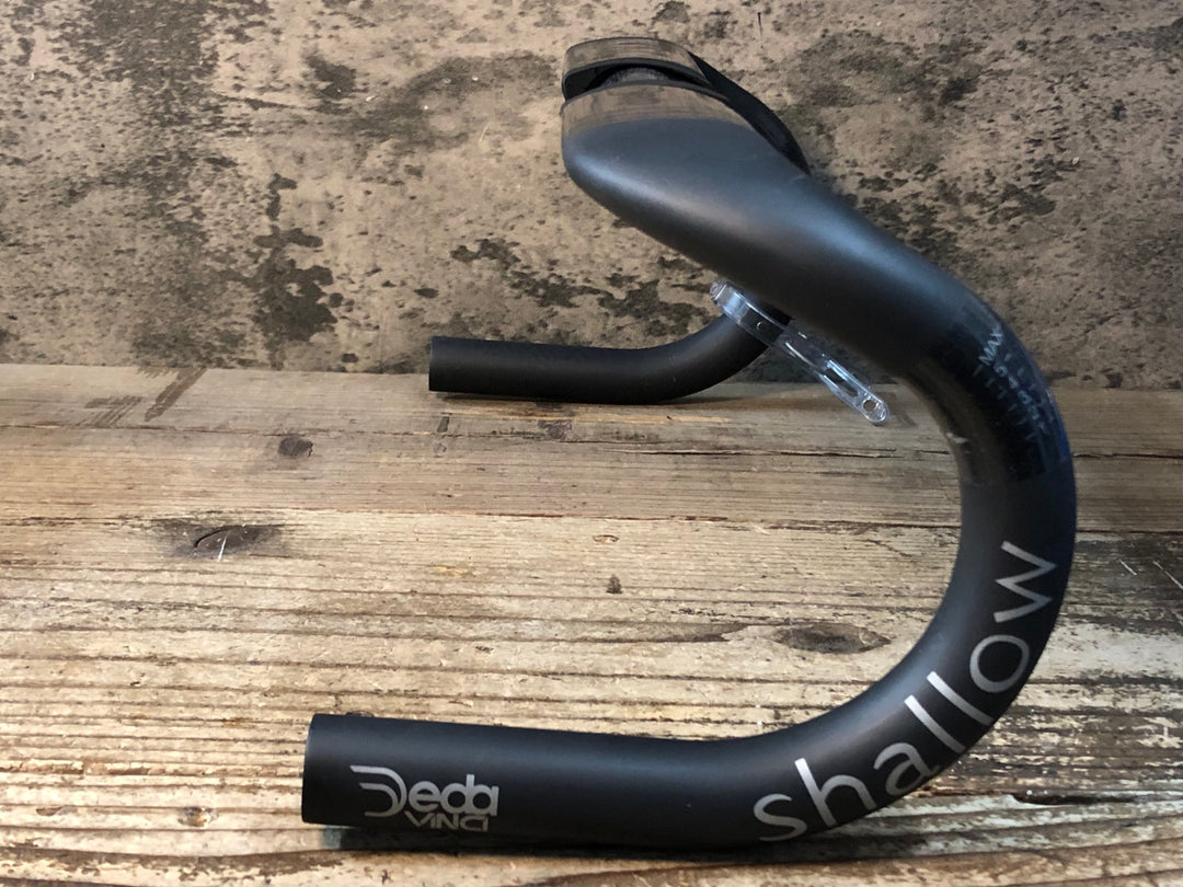 JR956 デダ DEDA ヴィンチ VINCI カーボン ドロップハンドル 外-外エンド部400mm Φ31.8 ※クラックのためジャンク