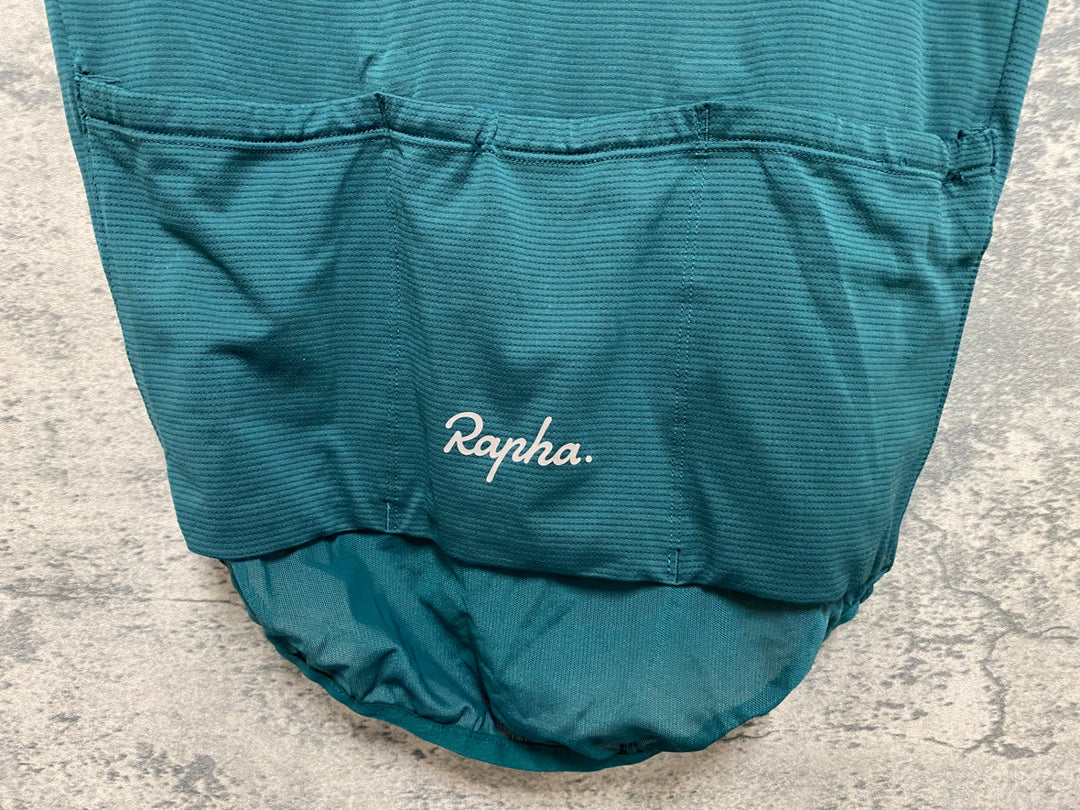 JM331 ラファ Rapha FLYWEIGHT JERSEY 半袖 サイクルジャージ 緑 XS