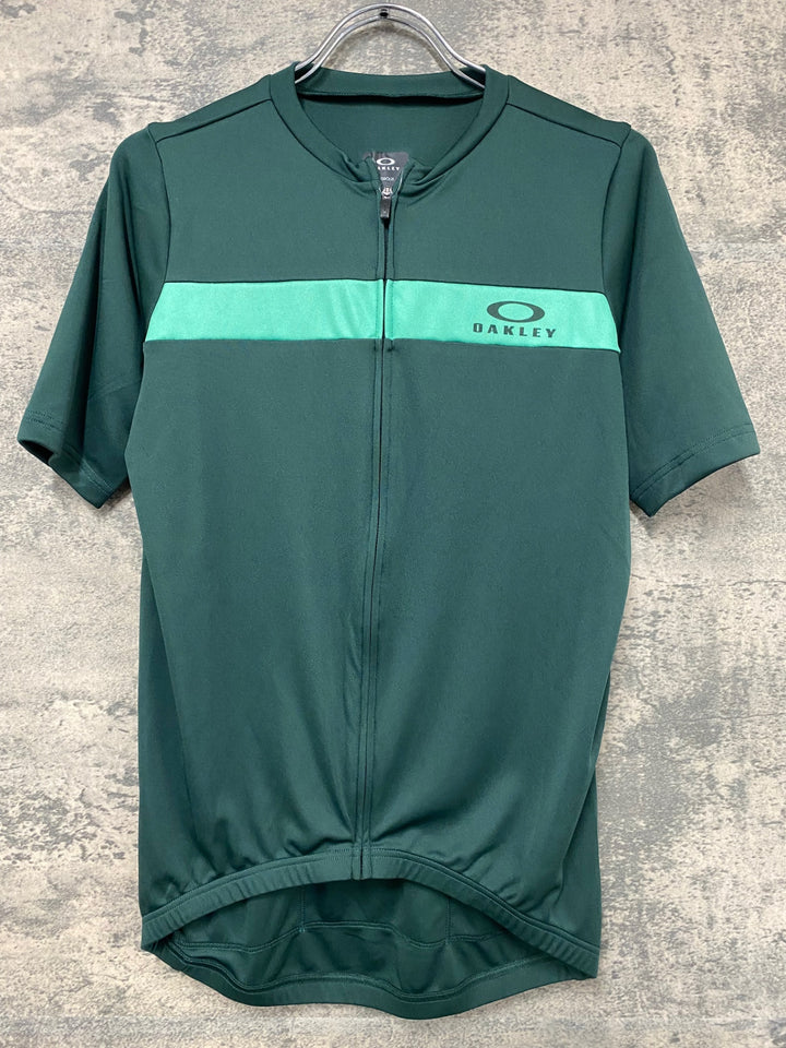 JI684 オークリー OAKLEY 半袖 サイクルジャージ 緑 L