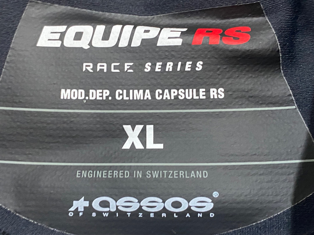JY644 アソス ASSOS EQUIPE RS Clima Capsule 長袖 ウィンドブレーカー グレー L