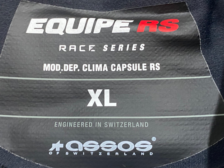 JY644 アソス ASSOS EQUIPE RS Clima Capsule 長袖 ウィンドブレーカー グレー L