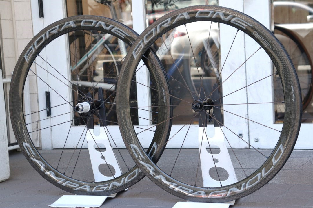 カンパニョーロ Campagnolo ボーラワン BORA ONE 50 AC3 カーボン クリンチャー ホイールセット シマノ11S/12S ワイドリム 17C 【横浜店】