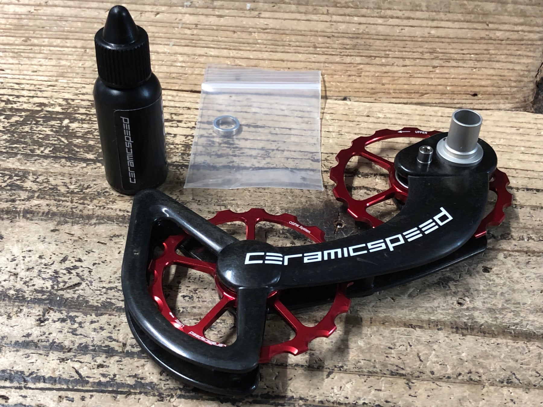 KC356 セラミックスピード ceramicspeed OSPW ビッグプーリー 赤