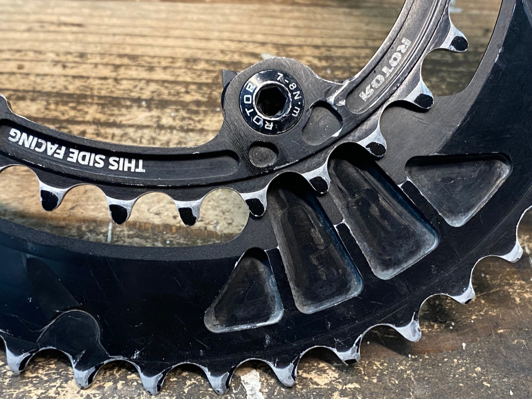 JG588 ローター ROTOR Q-RINGS 50/34T 楕円チェーンリング BCD110