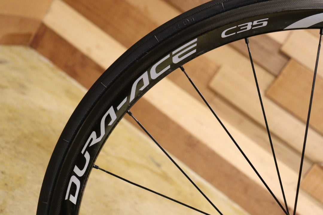 シマノ SHIMANO デュラエース DURA-ACE WH-9000 C35 TU カーボン チューブラー ホイールセット シマノ 12/11S 【立川店】