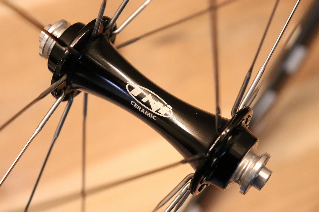 TNI 手組み カーボン チューブラー ホイールセット シマノ 11S/12S ナローリム 外幅19mm 【芦屋店】