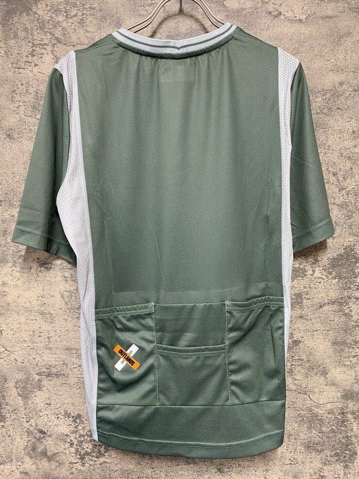 KD392 カフェドシクリステ Cafe du Cycliste ベティ BETTY V2 半袖 サイクルジャージ グラベル 緑 M