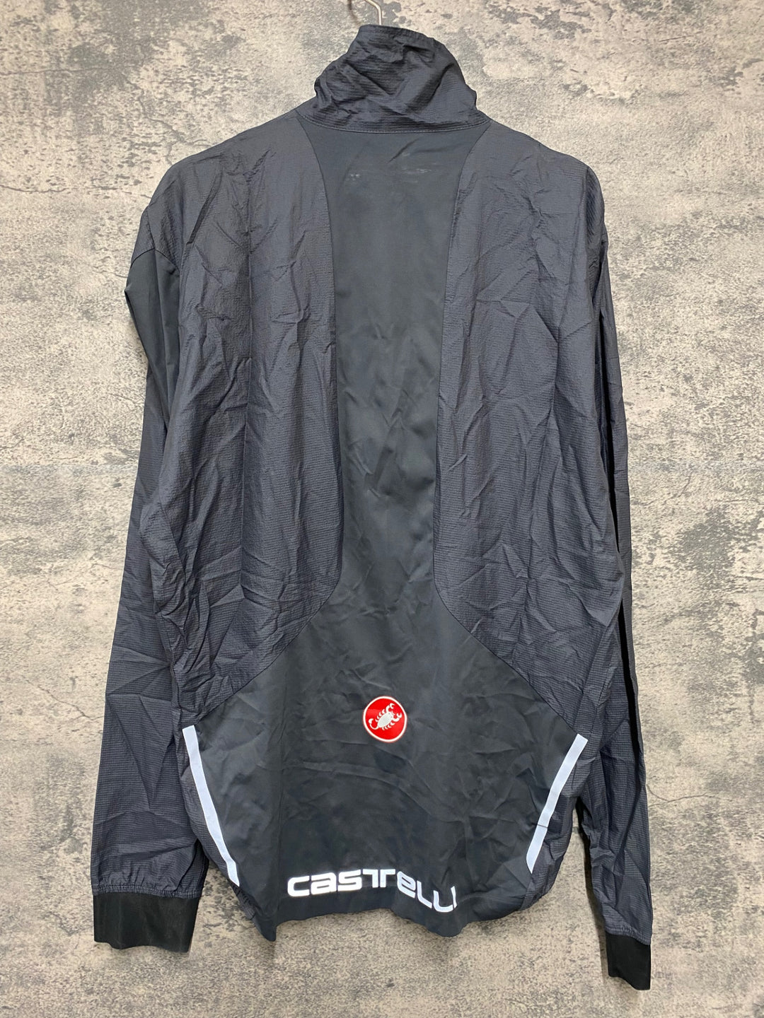 KB212 カステリ CASTELLI 長袖 ジャケット グレー XL ※ロゴ劣化