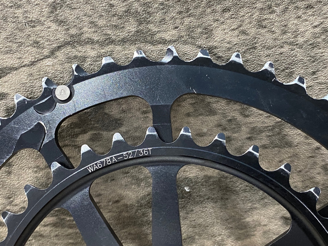 KA375 ホログラム HOLLOWGRAM クランクセット 52/36T 170mm