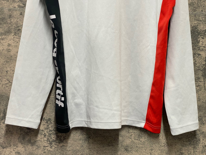KN792 ルコックスポルティフ le coq sportif 長袖 サイクルジャージ グレー L